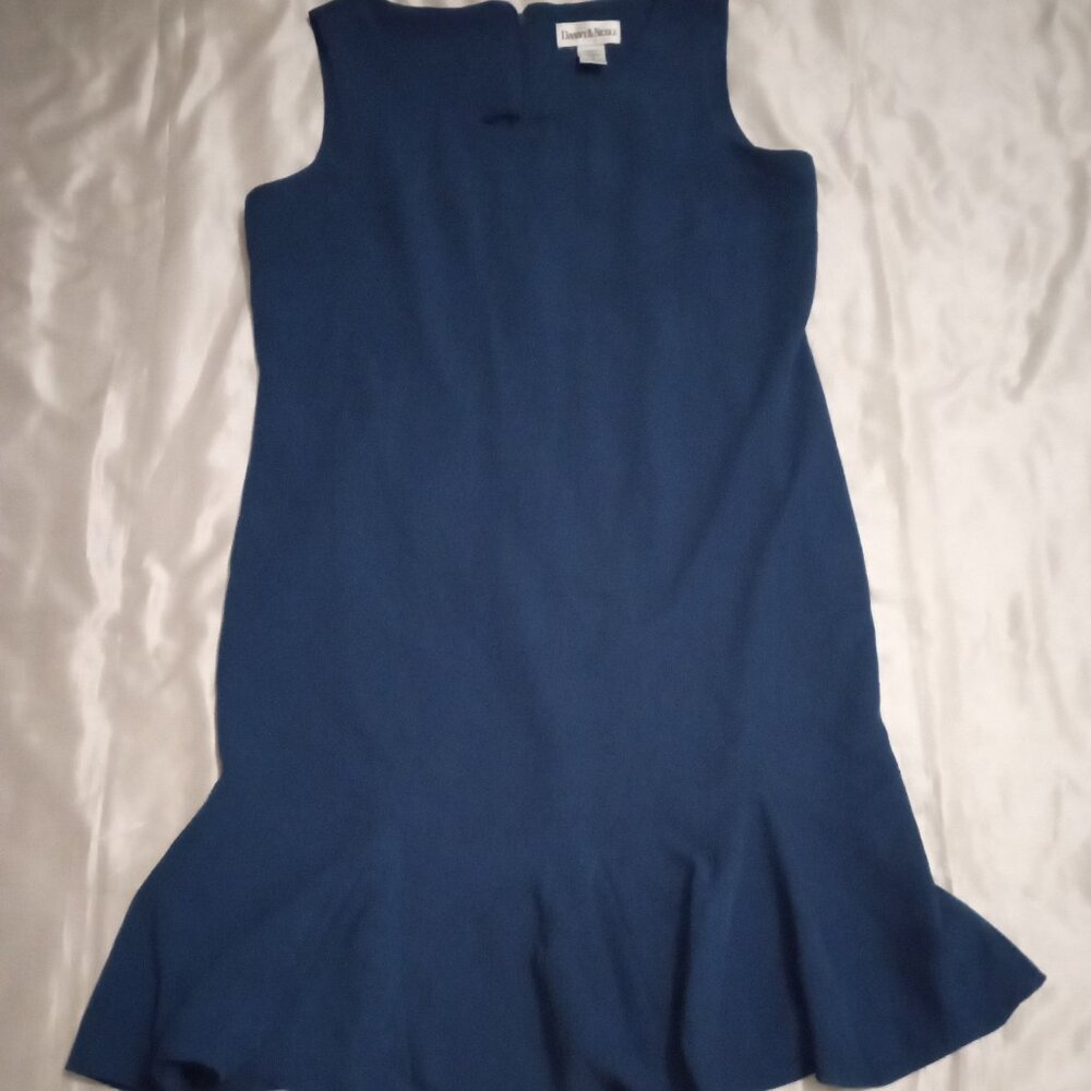 Danny & Nicole women's dress sleeveless size 14 blueish